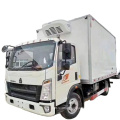 HOWO refrigerator truck 4x2 5 tons cooling vans for sale